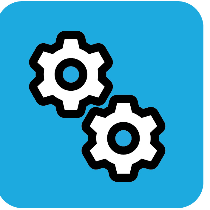 Two roll wire feeder icon