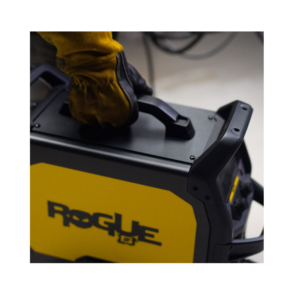 ESAB Rogue MIG welder being carried