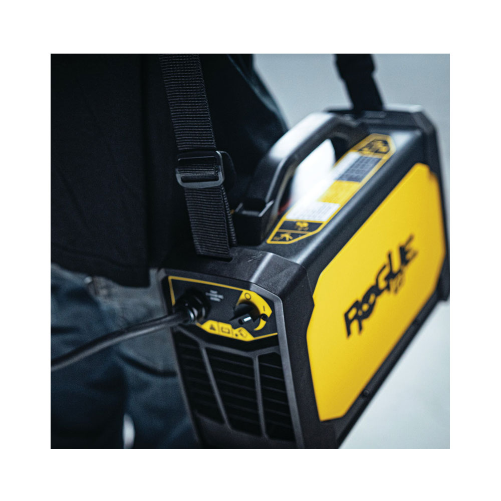Man carrying ESAB Rogue Welder