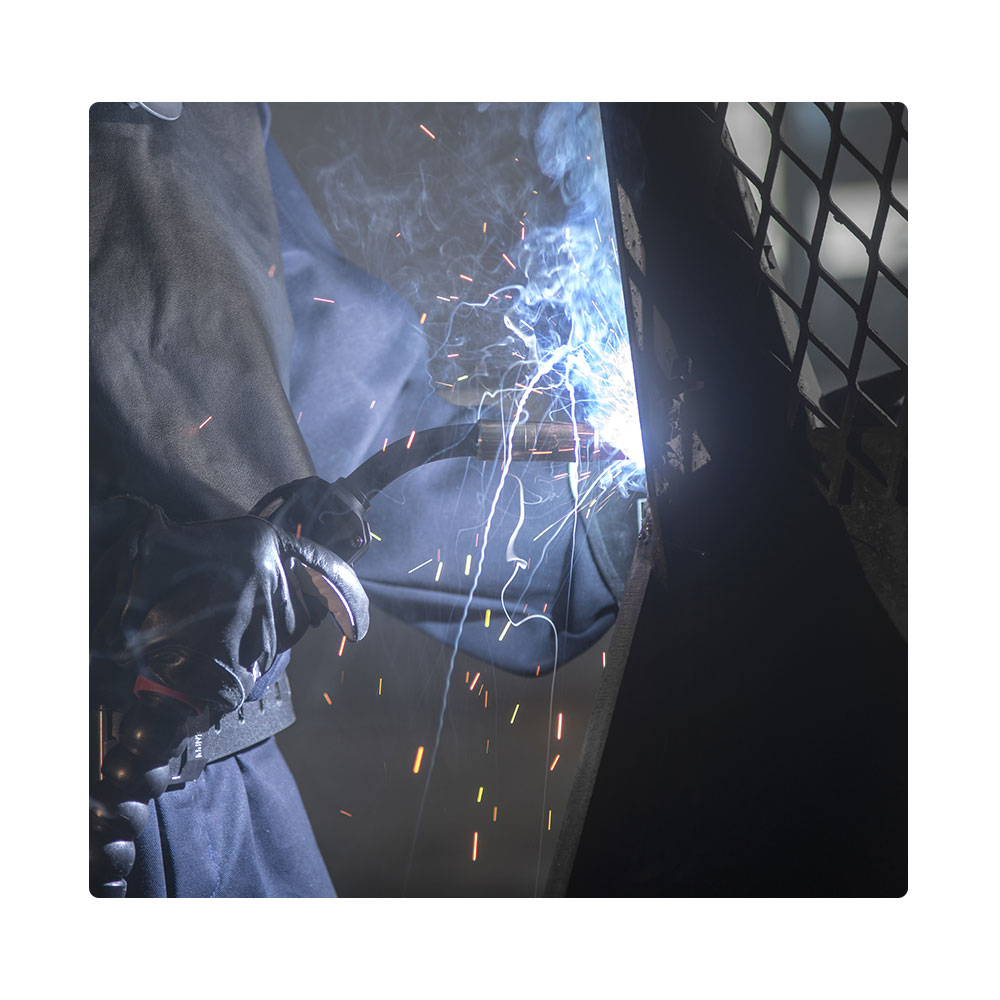 Man MIG Welding