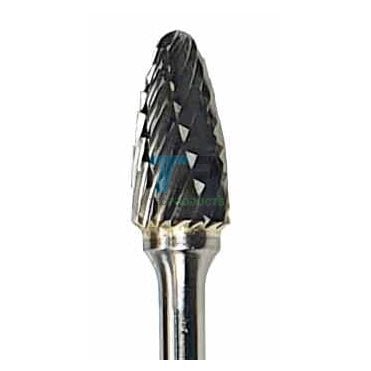 12mm head 6mm diameter Round Tree Carbide Burr Diamond Cut