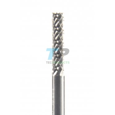 14mm Carbide Burr 3mm Diameter Diamond + End Cut Cylinder