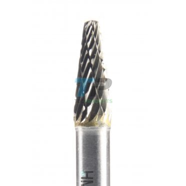 16mm Carbide Burr 6mm Diameter Diamond Cut Rounded Cone