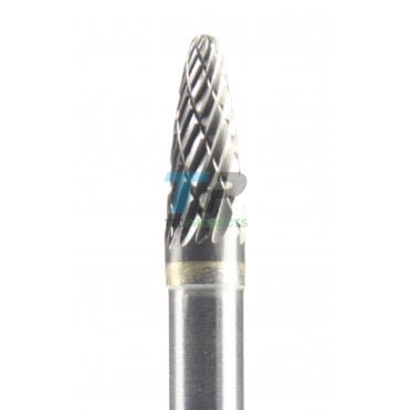 18mm Carbide Burr 6mm Diameter Diamond Cut Round Tree