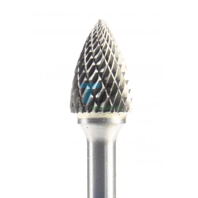 19mm Carbide Burr 12.7mm Diameter Diamond Cut Taper