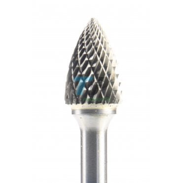 19mm Carbide Burr 12.7mm Diameter Diamond Cut Taper