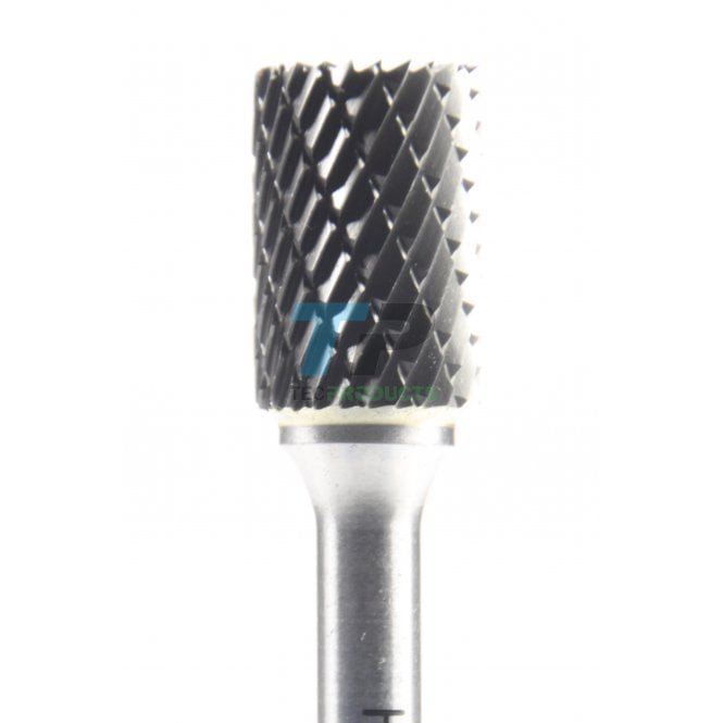 19mm Carbide Burr 12.7mm Diameter Diamond +End Cut Cylinder