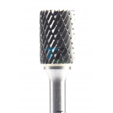 19mm Carbide Burr 12.7mm Diameter Diamond +End Cut Cylinder