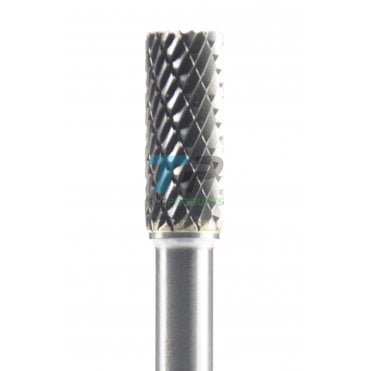19mm Carbide Burr 8mm Diameter Diamond + End Cut Cylinder