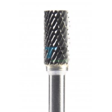 19mm Carbide Burr 9.5mm Diameter Diamond Cut Cylinder