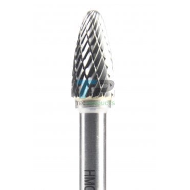 19mm Carbide Burr 9.5mm Diameter Diamond Cut Round Tree