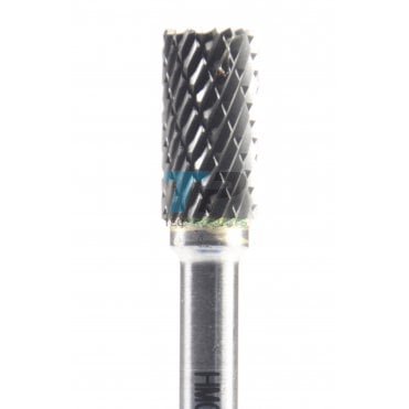 19mm Carbide Burr 9.5mm Diameter Diamond + End Cut Cylinder