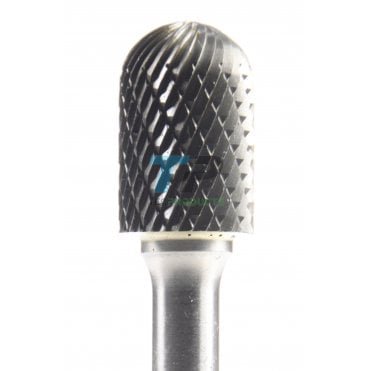 25mm Carbide Burr 16mm Dia Diamond Cut Domed Cylinder