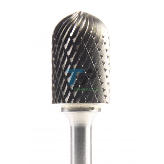 25mm Carbide Burr 16mm Diameter Diamond Cut Domed Cylinder