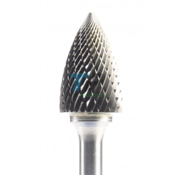 25mm Carbide Burr 16mm Diameter Diamond Cut Taper
