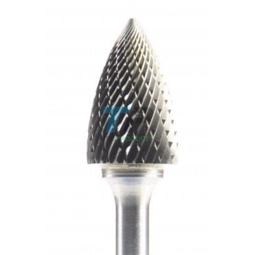 25mm Carbide Burr 16mm Diameter Diamond Cut Taper