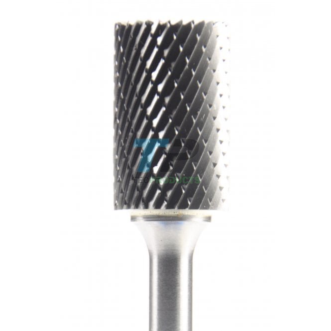 25mm Carbide Burr 16mm Diameter Diamond + End Cut Cylinder
