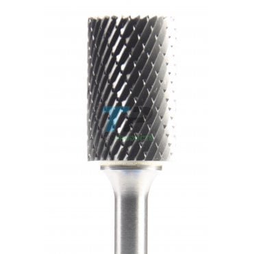 25mm Carbide Burr 16mm Diameter Diamond + End Cut Cylinder