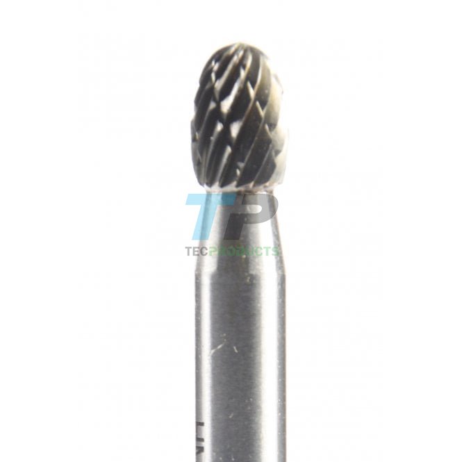9.5mm Carbide Burr 6mm Dia Diamond Cut Teardrop