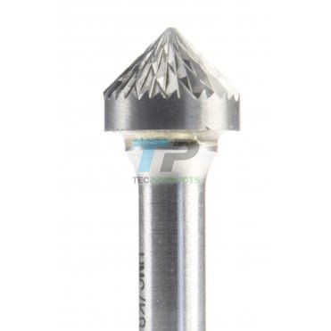 90deg Countersink Carbide Burr 16mm Diameter Diamond Cut