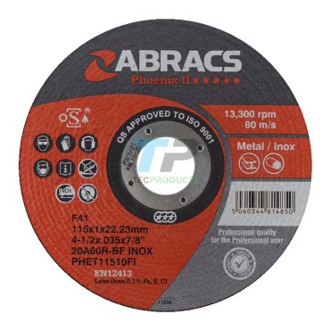 Abracs Phoenix II Extra Thin Metal Cutting Disc 75mm x 1.0mm 