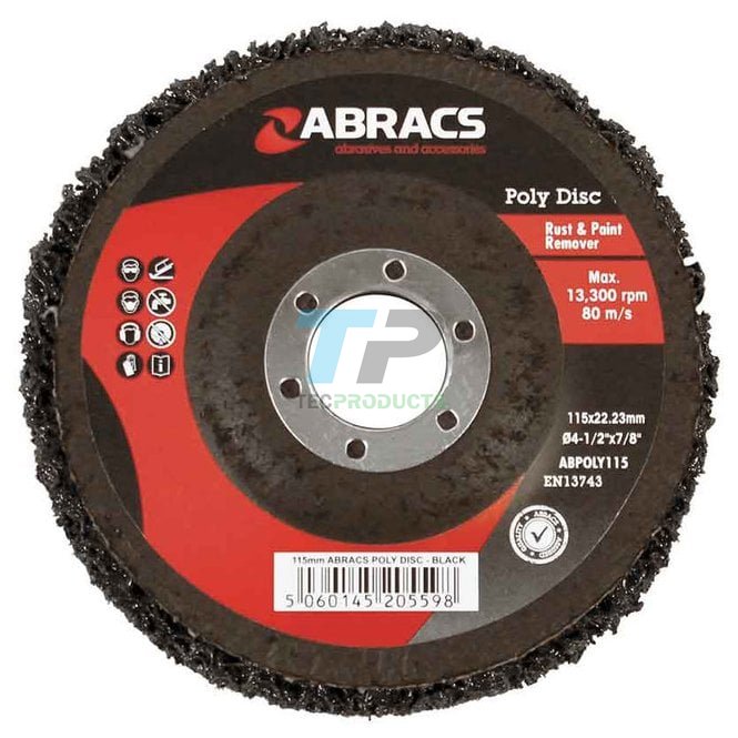 Abracs Poly Rust & Paint Stripping Disc 4.5"(115mm)