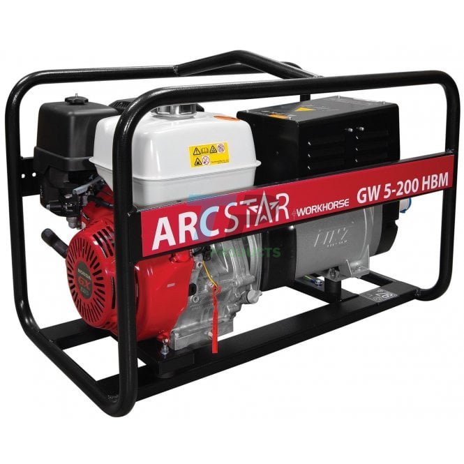 ArcStar 200 HBM Petrol Welder Generator Site Ready Package 