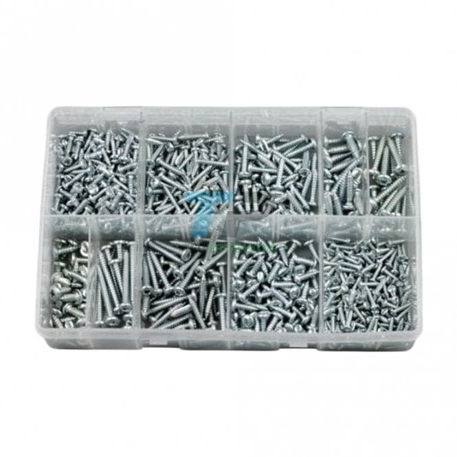 Assorted Box Of Self Tapping Screws PZD Pan Head Qty700