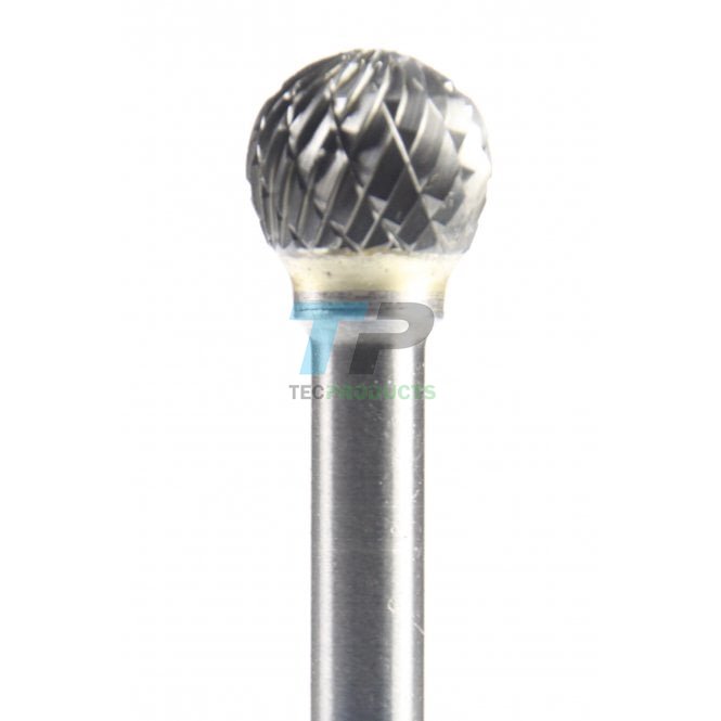 Carbide Burr 12.7mm Diameter Diamond Cut Ball