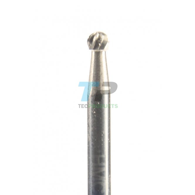 Carbide Burr 3mm Diameter Diamond Cut Ball – 3mm shaft