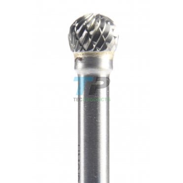 Carbide Burr 9.5mm Diameter Diamond Cut Ball