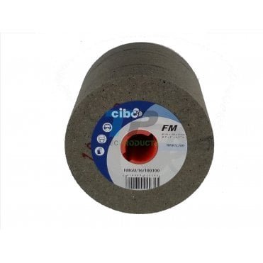 FMGU Rubber 60 Grit PTX Wheel 100mm x 100mm x 19mm Keyway