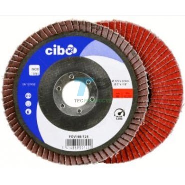 FOV Ceramic Grit Flexi-Edge Flap Discs 4.5"(115mm) & 5"(125mm)