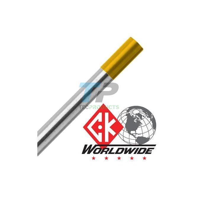 CK Worldwide CK 1.5% Lantanated Gold Tungsten Pack Of 10