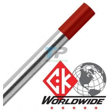 CK 2% Thoriated Red Tungsten Electrode Pack Of 10