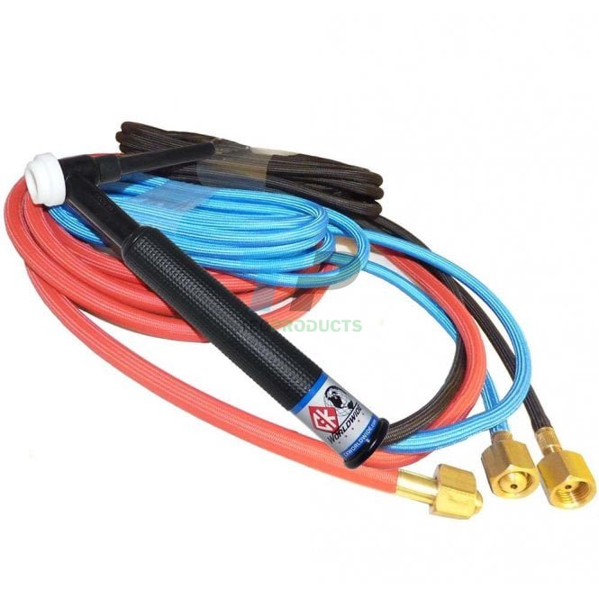CK Worldwide CK510 500Amp Watercooled TIG Torch With Superflex Cables