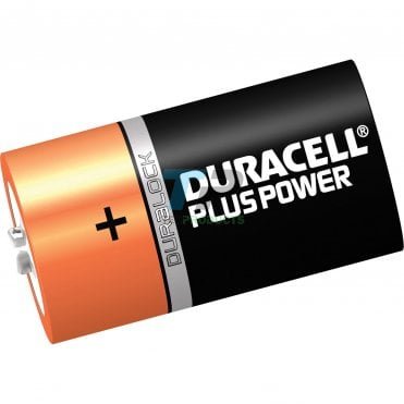 Duracell Power Plus C Cell Battery-2PK 
