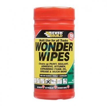 Wonder Wipes Antibacterial Hand Wipes Tub Of 100