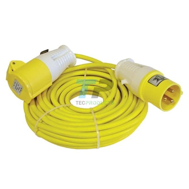 Faithfull Faithful 16A 110V 14MTR 1.5MM Trailing Extension Lead