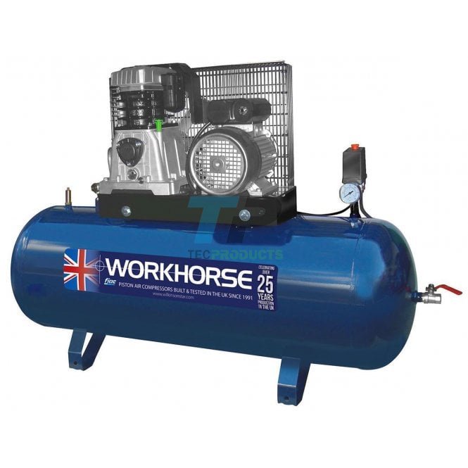 Fiac  Workhorse Air Compressor 3HP 200L 230V HD
