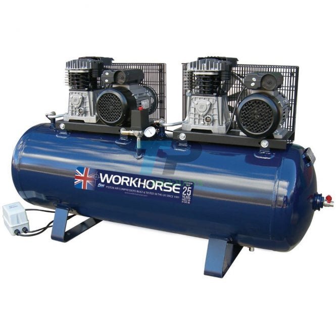 Fiac  Workhorse Tandem Air Compressor 2 x 3HP 250L 230V