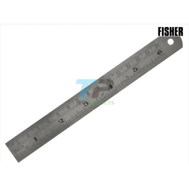Fisher Stainless Steel Rule Metric/Imperial