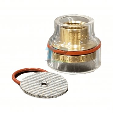 Furick BBWSG-19 Glass TIG Cup Kit With Brass Screw On Insert