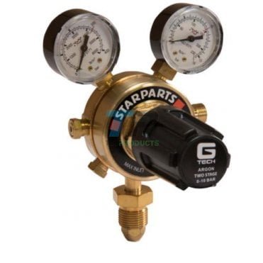 Gtech Argon/CO2 Regulator 2 Stage 2 Gauge 300Bar Bottom Entry 