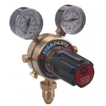 Gtech Acetylene Regulator 2 Stage 2 Gauge