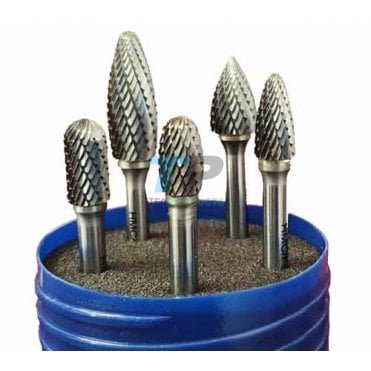 HMC Carbide Burr Set 5 Piece 5 shapes for Welding Preparation