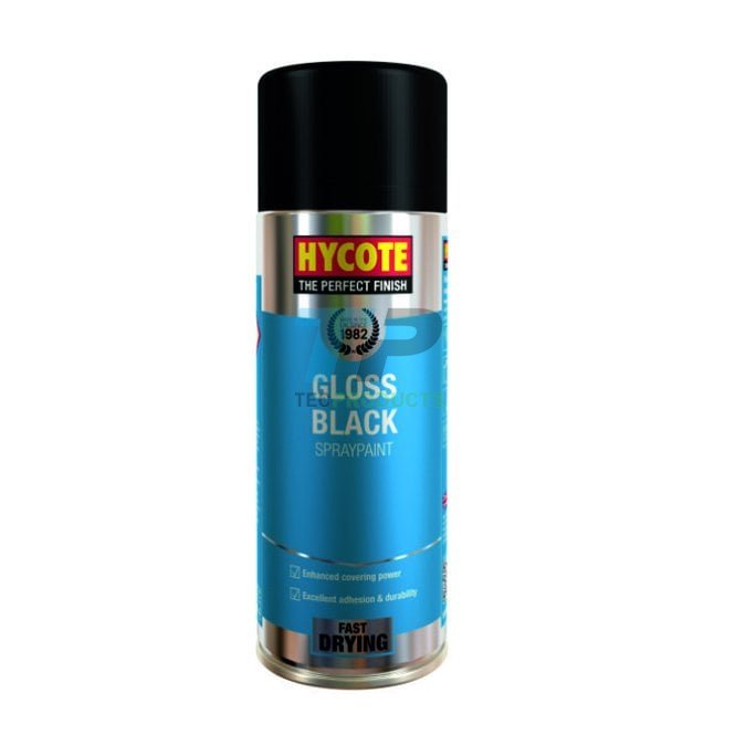 Hycote  Gloss Black Spray Paint 400ML