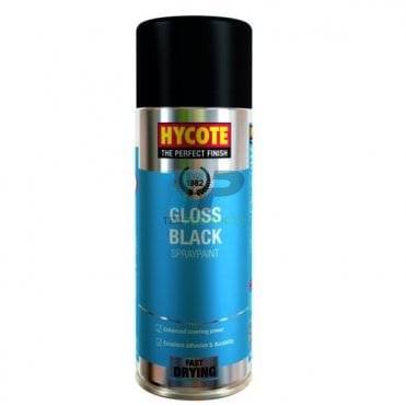 Hycote Gloss Black Spray Paint 400ML