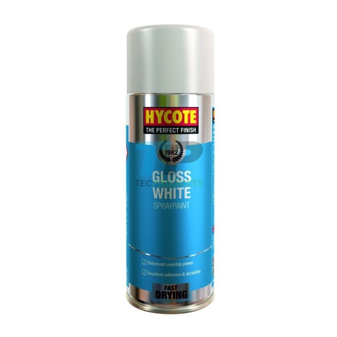 Hycote  Gloss White Spray Paint 400ML