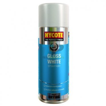 Hycote Gloss White Spray Paint 400ML
